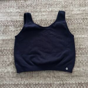 Cali sport size small navy blue sports bra tank top